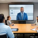 폐기물처리기사 시험 대비 커뮤니티 활용법 - A diverse group of professionals actively participating in an online waste management certification ...